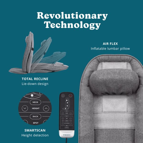Total Recline Shiatsu Massage Cushion - Image 3