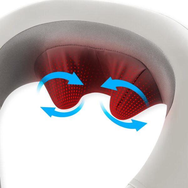 Shiatsu Neck & Shoulder Massager with Heat - Grey - Image 2
