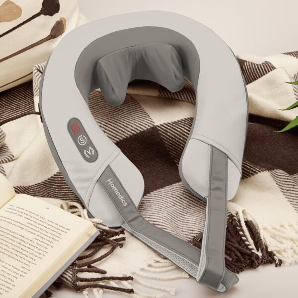 Shiatsu Neck & Shoulder Massager with Heat - Grey - Image 3
